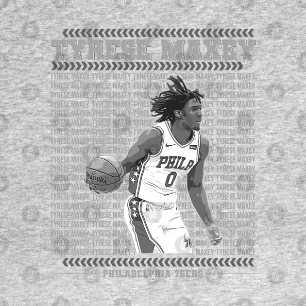 Tyrese Maxey | philadelphia 76ers by Aloenalone